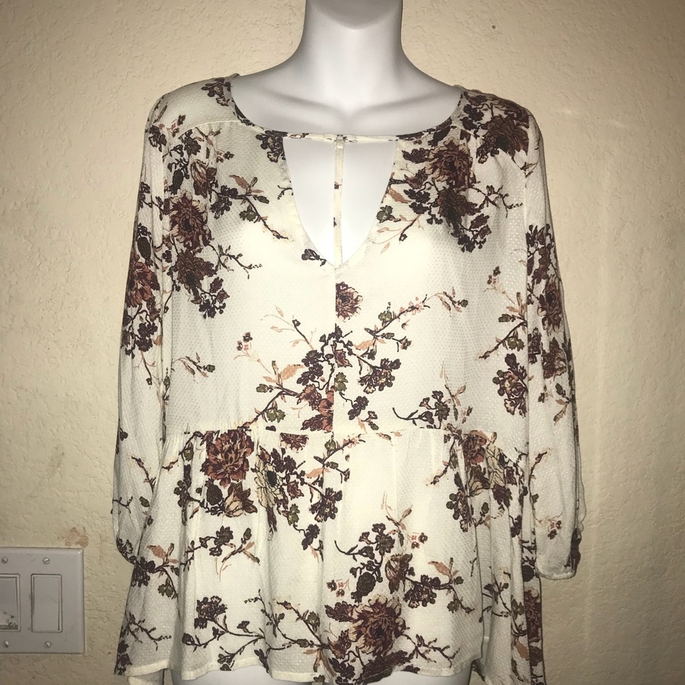 Long sleeve blouse